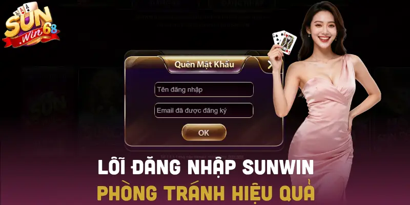 Rủi ro khi đăng nhập SUNWIN sai thông tin
