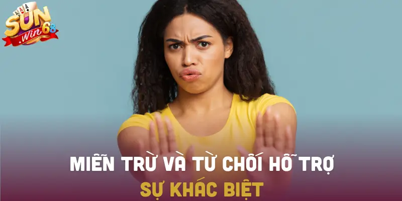 Sự khác biệt giữa miễn trừ trách nhiệm và từ chối hỗ trợ