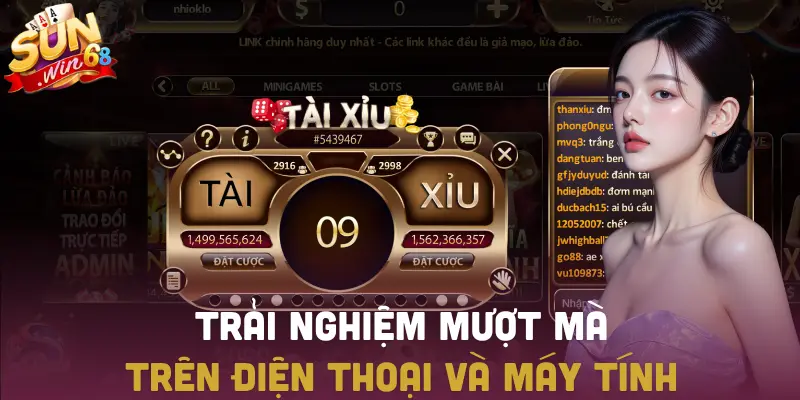Giao diện tối ưu giúp thao tác chơi nhanh và ổn định hơn